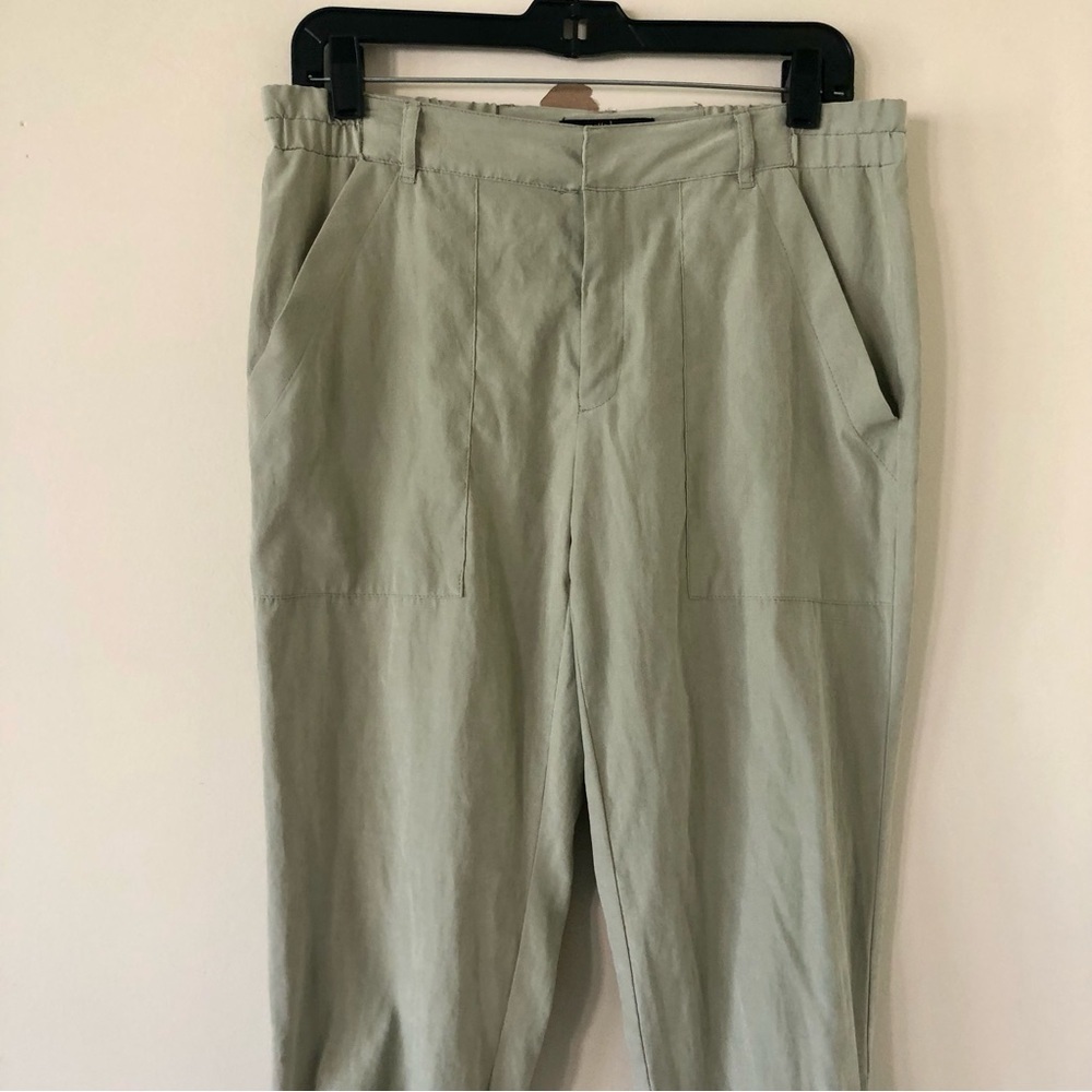 Nanette Lepore Silk Blend Sage Green Pants Size 6 - Picture 2 of 8